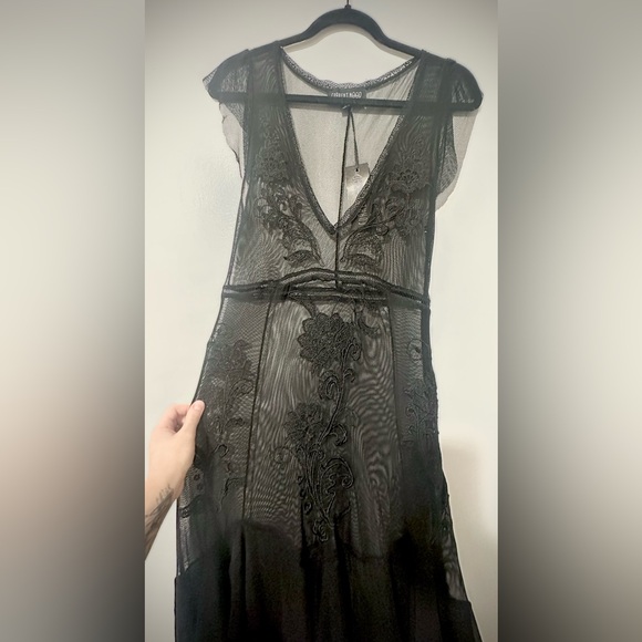 Dolls Kill Current Mood Karmaic Commotion Midi Dress - Picture 2 of 4